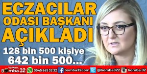 ECZACI ODASI RAKAMLARI AÇIKLADI