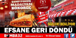 EFSANE GERİ DÖNDÜ 