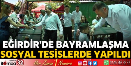 Eğirdir bayramlaştı