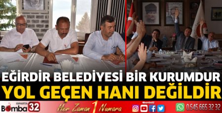 Eğirdir Belediye Meclisi Haziran Ayı 2. Birleşimi Gerçekleşti