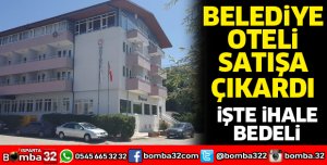 Eğirdir Belediyesi oteli satışa çıkardı