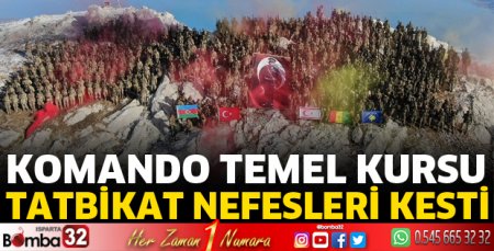 Eğirdir Dağ Komando Okulu’nda Zorlu Tatbikat