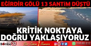 Eğirdir Gölü elden gidiyor