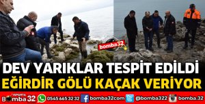 EĞİRDİR GÖLÜ KAÇAK VERİYOR