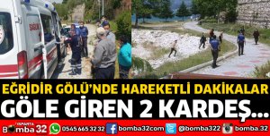 EĞİRDİR GÖLÜNDE BOĞULMA TEHLİKESİ GEÇİRDİLER