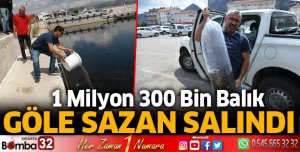 Eğirdir Gölü'ne sazan salındı