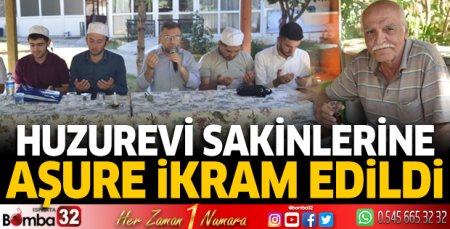 Eğirdir Huzurevi'nde aşure etkinliği
