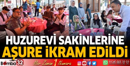 Eğirdir Huzurevinden Aşure Etkinliği