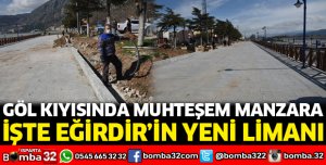 Eğirdir Limanı yenilendi