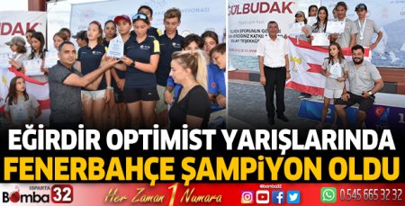 Eğirdir Optimist Türkiye Şampiyonası sona erdi