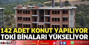 Eğirdir TOKİ binaları yükseliyor