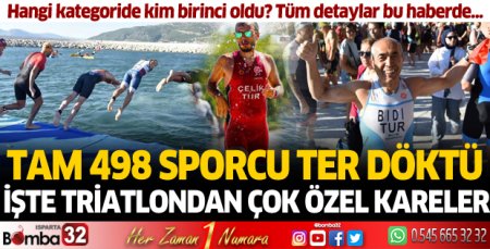 Eğirdir Triatlon'ndan çok özel kareler