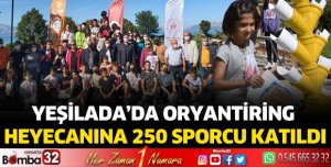 Eğirdir Yeşilada’da oryantiring heyecanına 250 sporcu katıldı