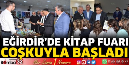 Eğirdir’de 2. Kitap Fuarı başladı