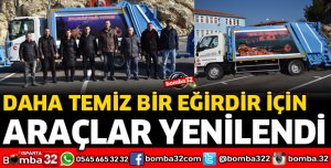 EĞİRDİR’DE ÇÖP TOPLAMA ARAÇLARI YENİLENDİ