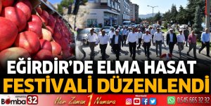 Eğirdir’de Elma Hasat Festivali Düzenlendi