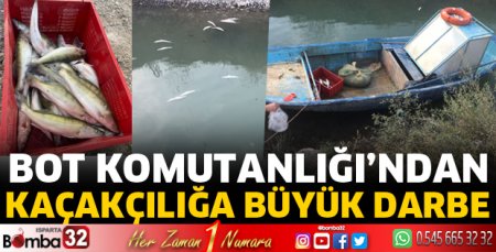 Eğirdir’de kaçakçılığa darbe