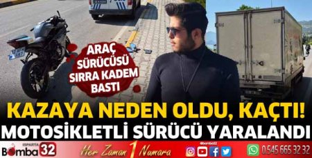 Eğirdir’de motosiklet kazası: 1 yaralı, kaçan araç aranıyor