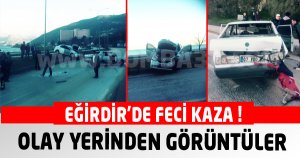 EĞİRDİR’DE TRAFİK KAZASI