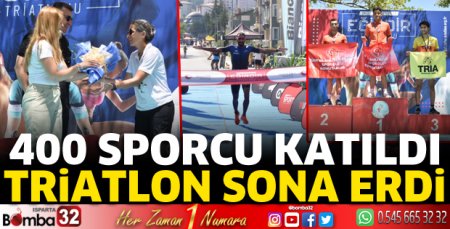 Eğirdir’de Triatlon sona erdi