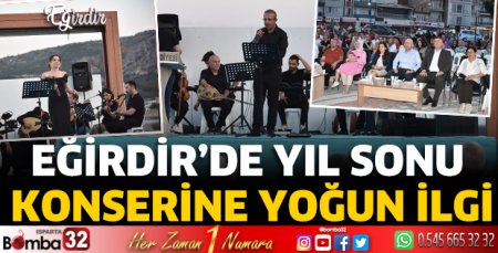 Eğirdir’de Yıl Sonu Konserine Yoğun İlgi