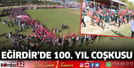 Eğirdir'de 100. yıl coşkusu