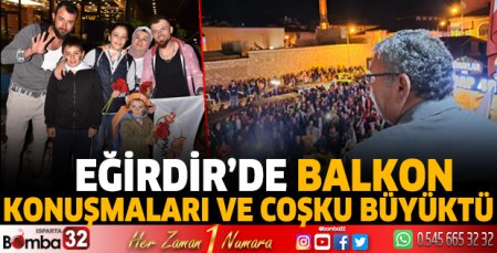 Eğirdir'de büyük coşku