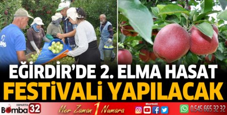 Eğirdir'de Elma Hasat Festivali düzenlenecek