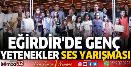 Eğirdir'de Genç Yetenekler ses yarışması