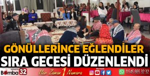 Eğirdir'de Sıra Gecesi eğlencesi