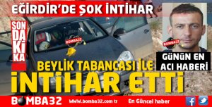 EĞİRDİR'DE ŞOK İNTİHAR
