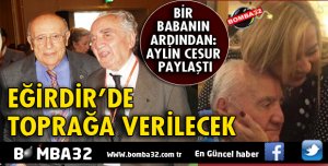 EĞİRDİR'DE TOPRAĞA VERİLECEK