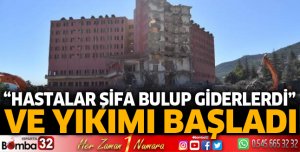 Eğirdir'in ünlü hastanesi yıkılıyor