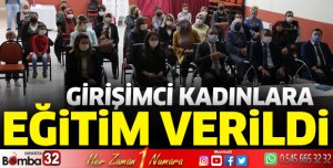 Eğirdirli Girişimci Kadınlara Eğitim Verildi