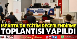 Eğitim değerlendirme toplantısı yapıldı