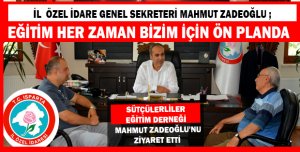 EĞİTİM HER ZAMAN BİZİM İÇİN ÖN PLANDA 