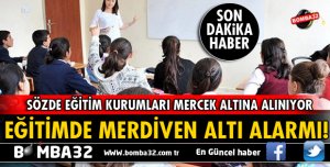 EĞİTİMDE MERDİVEN ALTI ALARMI!