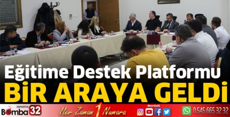 Eğitime Destek Platformu bir araya geldi