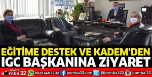 Eğitime Destek Platformu ve KADEM'den IGC Başkanına ziyaret