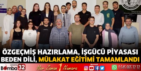 Eğitimler tamamlandı