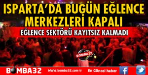 EĞLENCE MERKEZLERİ BUGÜN KAPALI OLACAK!