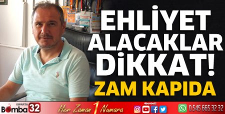 Ehliyet alacaklar dikkat!