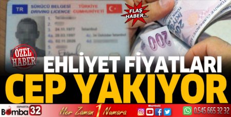 Ehliyet fiyatları cep yakıyor