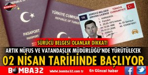 Ehliyet ve pasaport için yeni dönem 2 Nisan'da başlıyor 