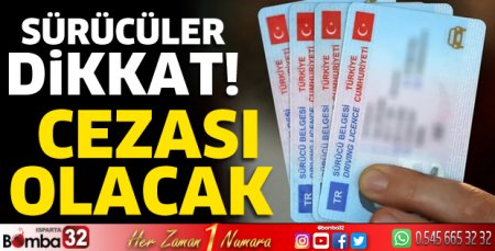 Ehliyet yenilemeyenler dikkat!