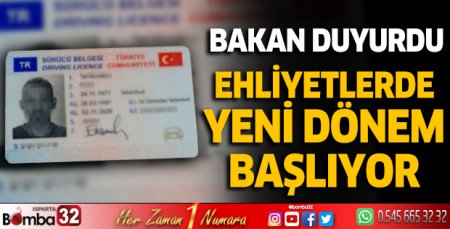 Ehliyette yeni dönem