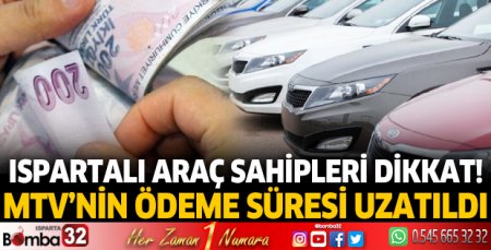 Ek MTV'nin 1. taksit son ödeme tarihi uzatıldı