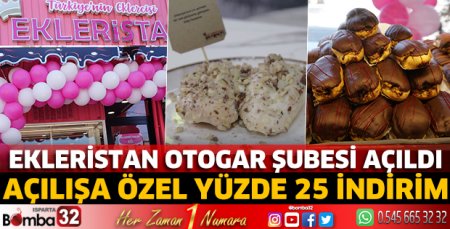 Ekleristan otogar şubesi açıldı