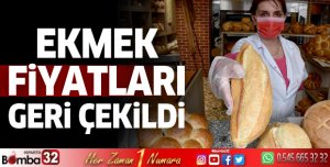 Ekmek fiyatları geri çekildi