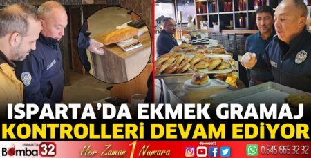 Ekmek gramaj kontrolleri devam ediyor